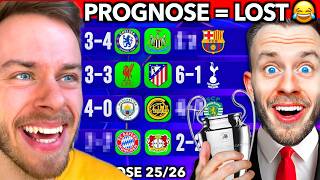 FABIANO REAGIERT auf seine VERRÜCKTE CHAMPIONS LEAGUE PROGNOSE 2025/26! 😂👀