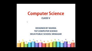 Screen Saver Class 5th (IT)