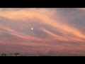 夕日と月のコラボレーションはとっても癒し☆Sunset and the moon of the collaboration is very healing ☆