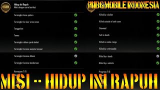 Pubg Mobile : cara selesaikan misi HIDUP INI RAPUH screenshot 1