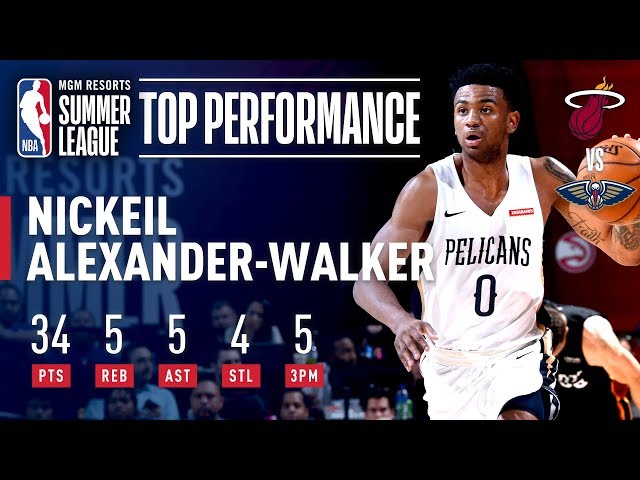 Nickeil Alexander-Walker Leads Pelicans to the Semis | July 13, 2019
