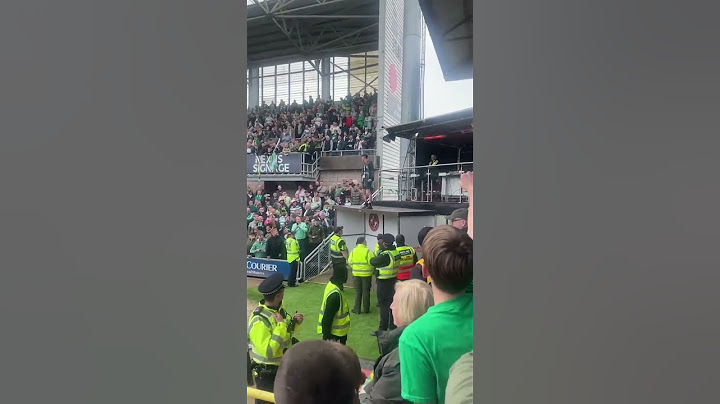 Celtic fan Crazy celebration after victory over Dundee United away