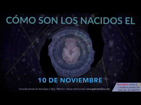 Video: ¿Cuál es el signo zodiacal del 10 de noviembre?