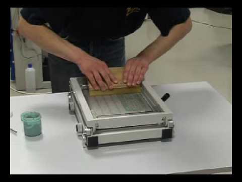 Stencil Printer SAB06 - YouTube