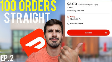 Taking Every Doordash Order For 100 Orders Straight … Episode 2