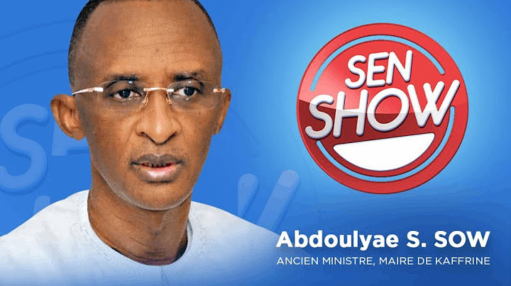 🛑Abdoulaye Seydou Sow est l’invité de Mouhamed Diop dans SEN SHOW