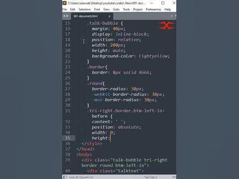 Chat Bubble | HTML CSS - YouTube