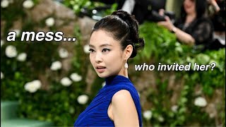 jennie at met gala 2024 was a mess  *my opinion*
