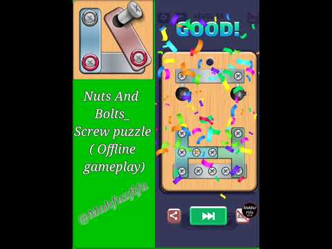 Nuts and Bolts level 33 🎮🌀🎮 Screw puzzle | walkthrough, Android,Ios offline gameplay| @MahfuzFIFA