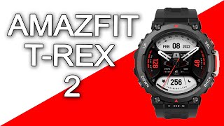 Amazfit T-Rex 2 Smartwatch, RESISTÊNCIA, 24 DIAS BATERIA 10ATM e 158 MODOS, GPS, Certificado Militar