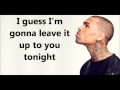 Chris Brown - I Can't Win Lyrics 2013 (ALBUM X)