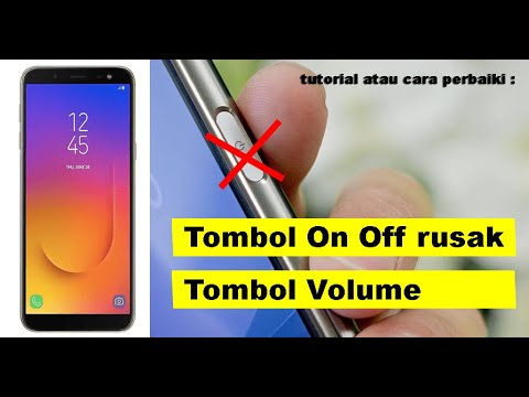 Cara perbaiki tombol on off yang rusak HP samsung J6