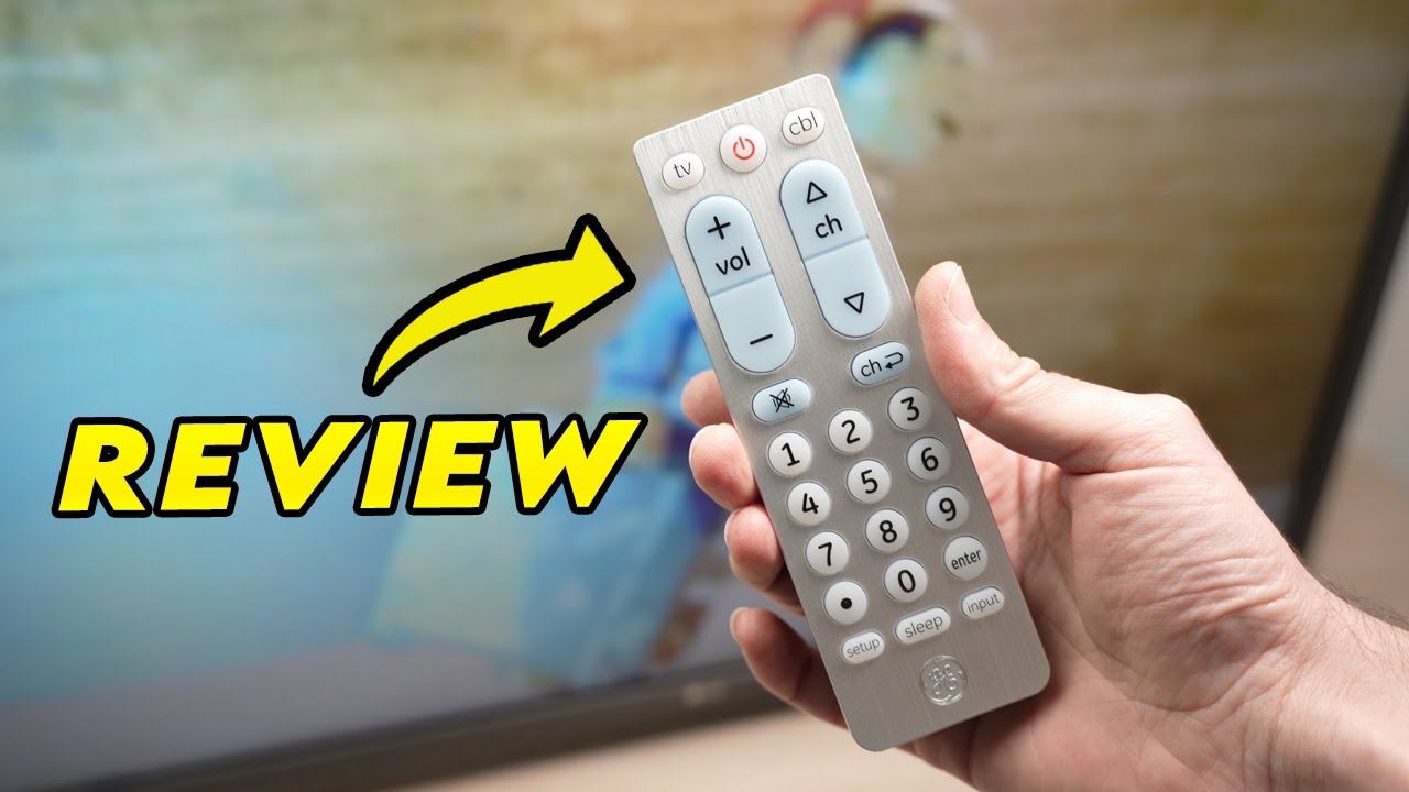 REVIEW of the GE Big Button Universal Remote Control YouTube