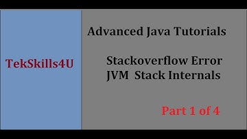Part 1 : Stackoverflow Error  and jvm stack in Java Programming