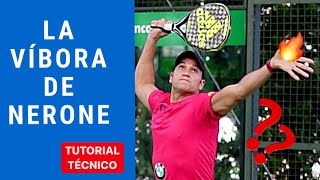 🔥APRENDE LA VÍBORA de SEBA NERONE🔥 TUTORIAL de PADEL