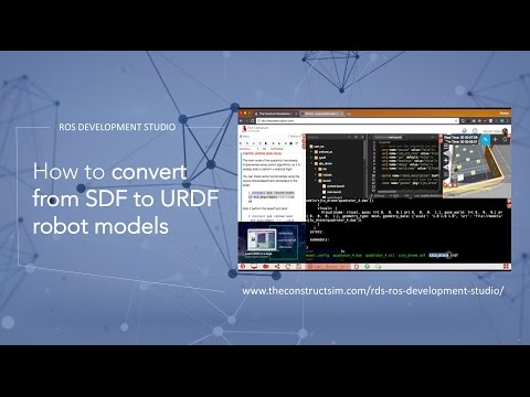 [ROS Q&A] How to convert from SDF to URDF robot models