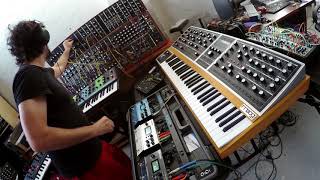 Moog One, Grandmother, System 55 and Digitakt - Second tune