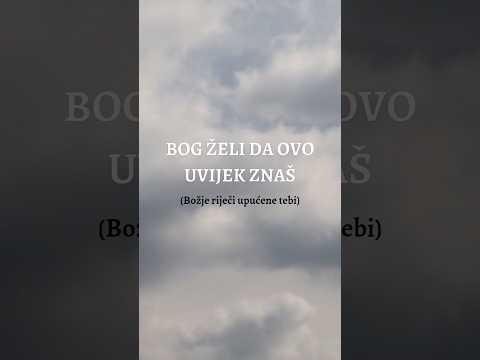 Bog želi da