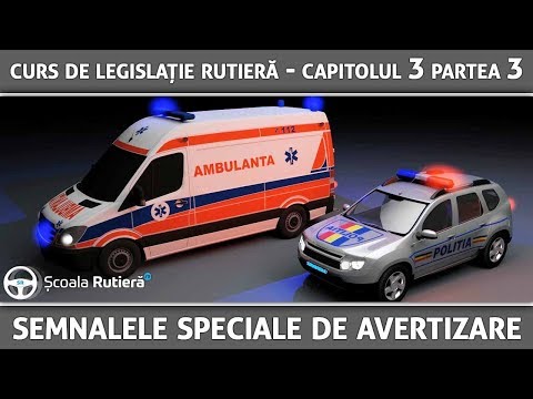 Drpciv Curs De Legislatie Rutiera Cap 3 Part 3 Semnalele Speciale De Avertizare Youtube