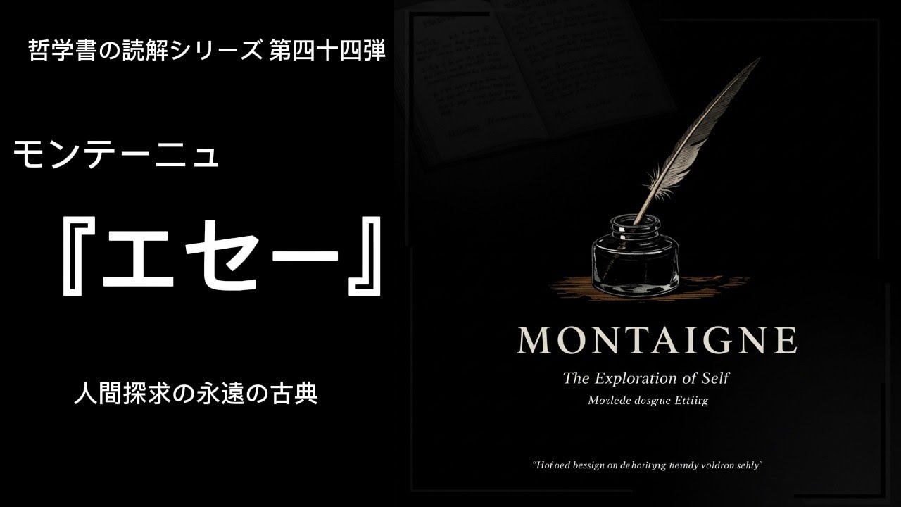 モンテーニュ『エセー』完全読解 | 人間探求の永遠の古典