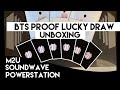 Unboxing BTS Proof LUCKY DRAWS M2U Powerstation Soundwave 방탄소년단 