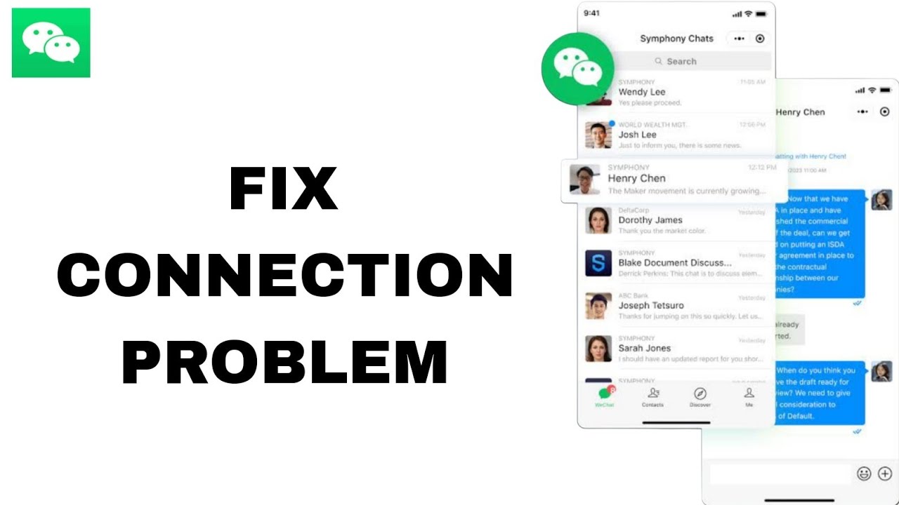How To Fix And Solve Connection Problem On WeChat App | Step By Step ...