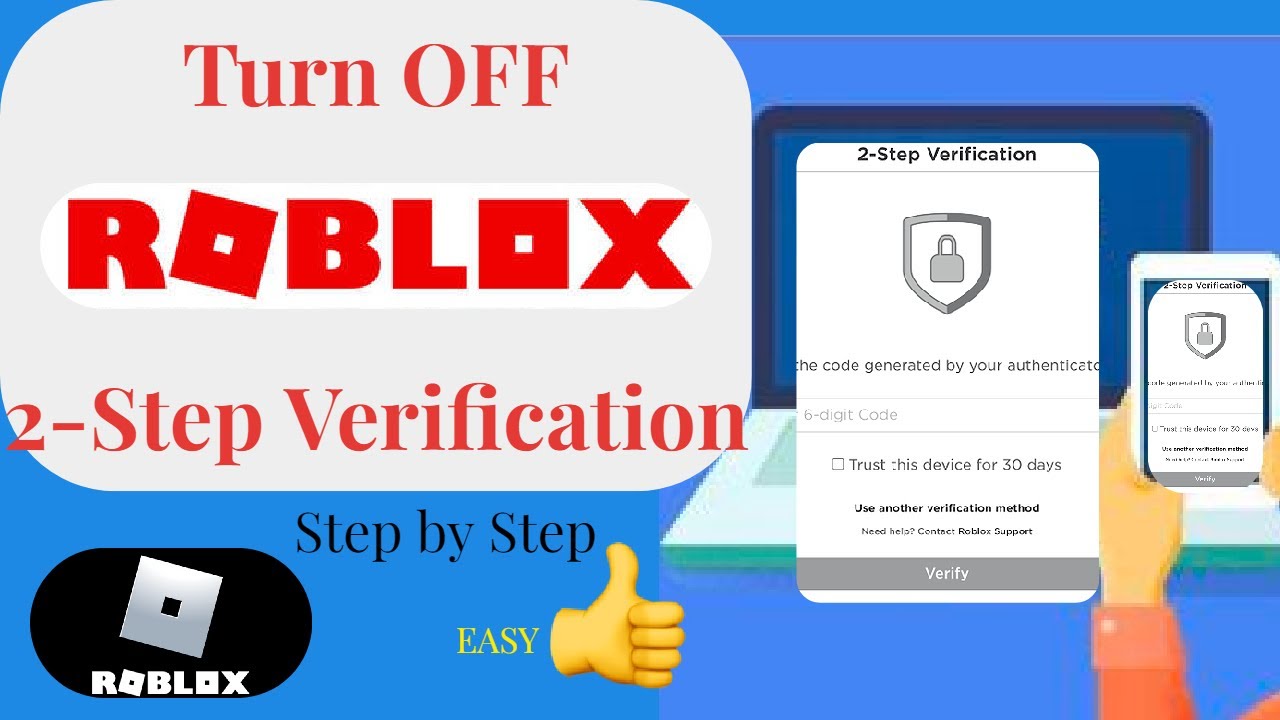 How to Turn Off Two Step Verification on Roblox (2023) 