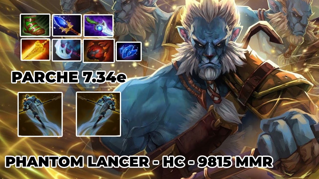 DOTA 2 - PHANTOM LANCER - HC - 7.34e - YouTube