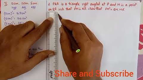 TRIANGLES Problems on Pythagoras theorem Exercise 2.5 1st 2nd 3rd problems Class 10