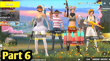Part 6 |  i am join random squad like pro players | Pubg mobile lite