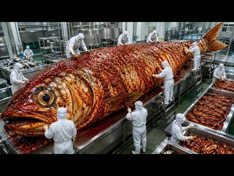 How Marinated Anchovies Are Made on an Industrial Scale in Korea