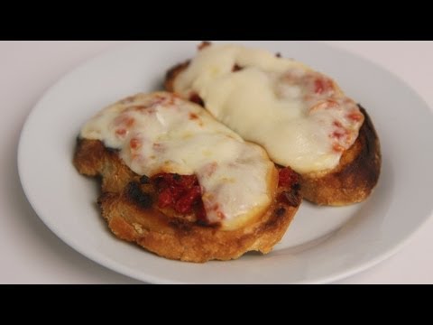 Sun Dried Tomato & Smoked Mozzarella Bruschetta Recipe - Laura Vitale - Laura in the Kitchen Ep 384