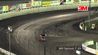 Knoxville Raceway 305 Sprints From 7-25-15