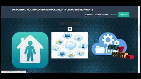 Supporting Multi Data Stores Applications in Cloud Environments | Final Year Projects 2016 - 2017