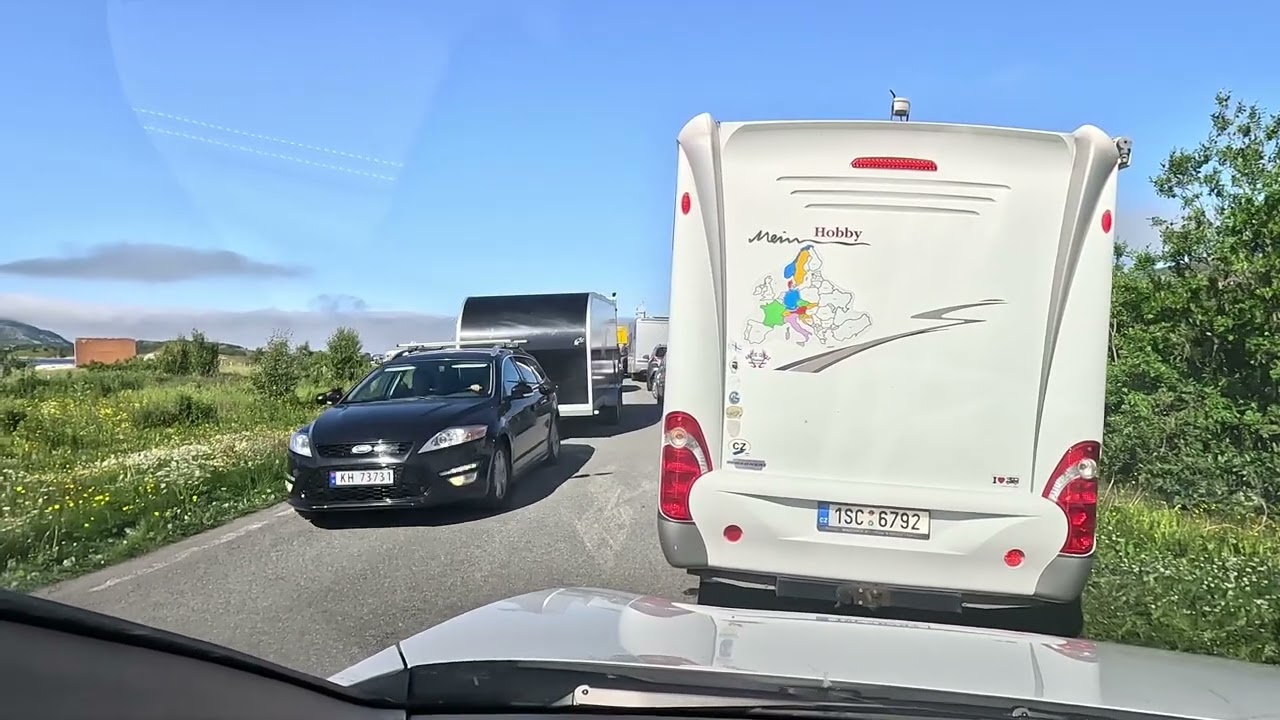 Norsk Day-14 TOS rental EV VW-ID.4 to Senja Silsand stay