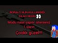 BORALONUN KULLANDIĞI MOD SİLAH MODU [BEDROCK]..!
