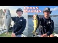 Fishing Lake Logan Martin in WINTER (Big Striped Bass)