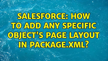 Salesforce: How to add any specific object