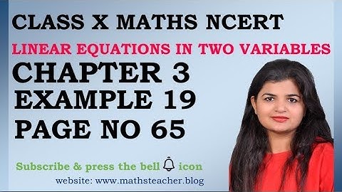 Chapter 3 Example 19 Page no 65 Class 10 Maths NCERT BOOK