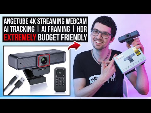 2023'S Most Affordable 4K Webcam! Ai Tracking x Hdr - Angetube 4K Streaming Webcam Review x Test