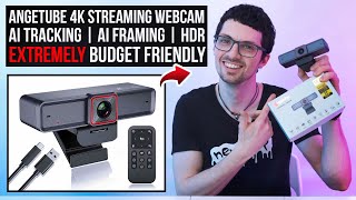 2023&#39;s Most Affordable 4K Webcam! + AI Tracking &amp; HDR -  Angetube 4K Streaming Webcam Review &amp; Test