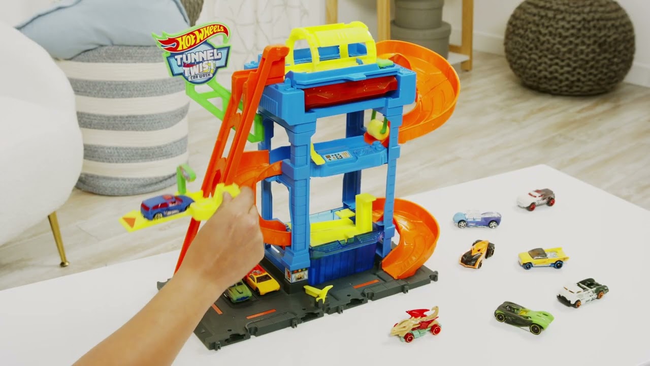 Hot Wheels city tunnel twist car wash