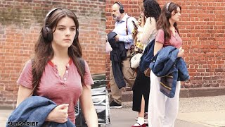 Suri Cruise, 18, hauls backpack during solo NYC stroll... as her rumored new moniker seems to be