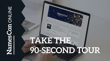 NamesCon Online 2020: Virtual Venue Walkthrough