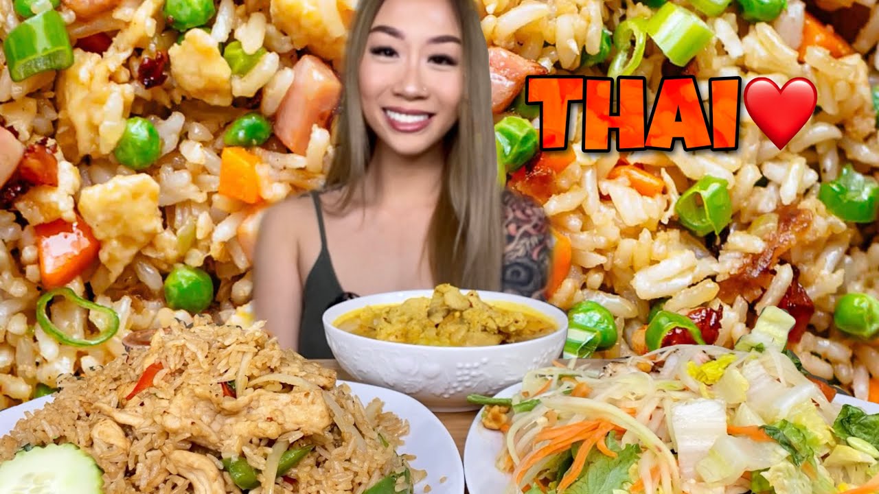FRIED RICE | PAPAYA SALAD | YELLOW CURRY THAI FEAST ...