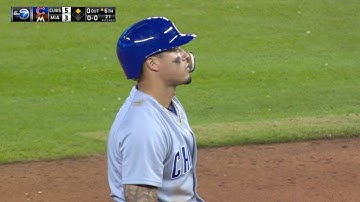Baez gives Cubs lead with two-run double