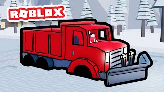 Building a SNOW PLOW COMPANY in Roblox