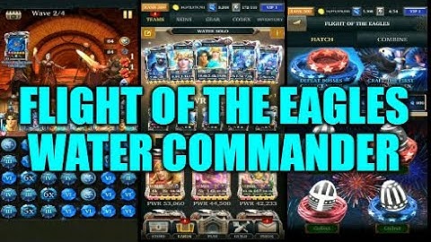 Legendary Game Of Heroes: Flight Of The Eagles Event Gameplay/Team Testing (Water Commander)