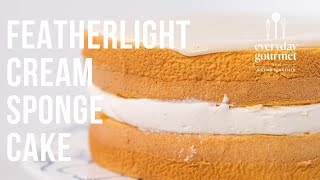 Featherlight Cream Sponge Cake | EG13 Ep28