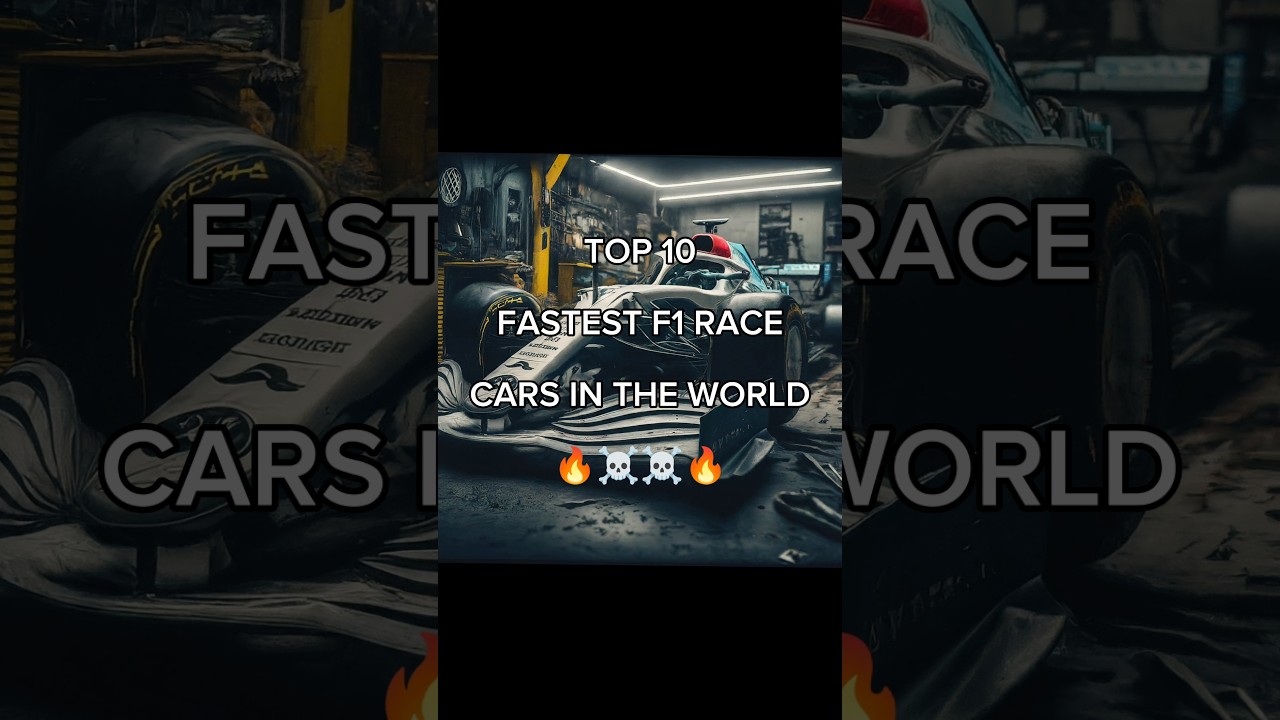 Top 10 FASTEST F1 CARS IN THE WORLD☠️🔥#trending#top#automobile#viralvideo#viralreels#viralshort#reel